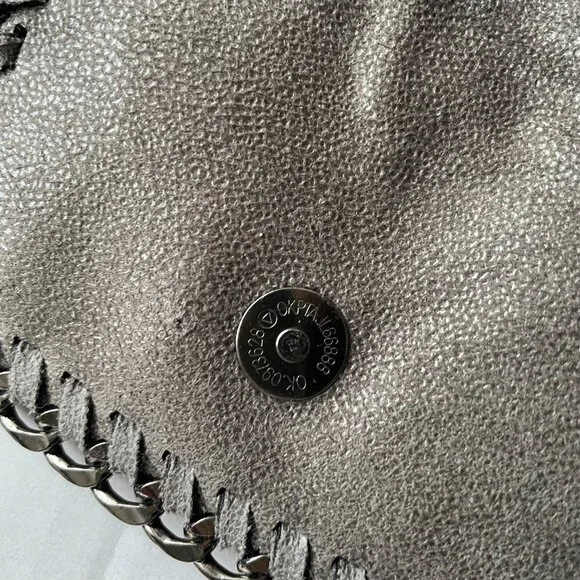 Grey vegan Stella McCartney Falabella style Pouch crossbody - Picture 7 of 10
